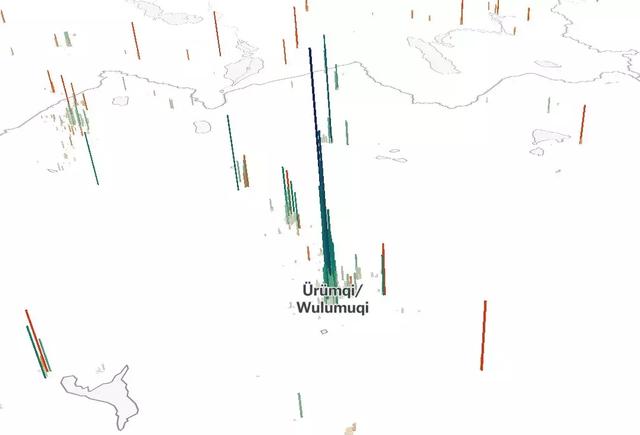 中国的“人口山”地图与未来城市房价