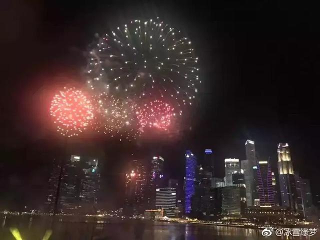 新加坡盛大烟花！2019跨年夜美翻了~