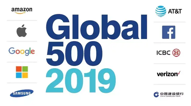 2019年全球最具价值500大品牌榜