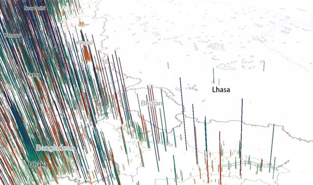 中国的“人口山”地图与未来城市房价