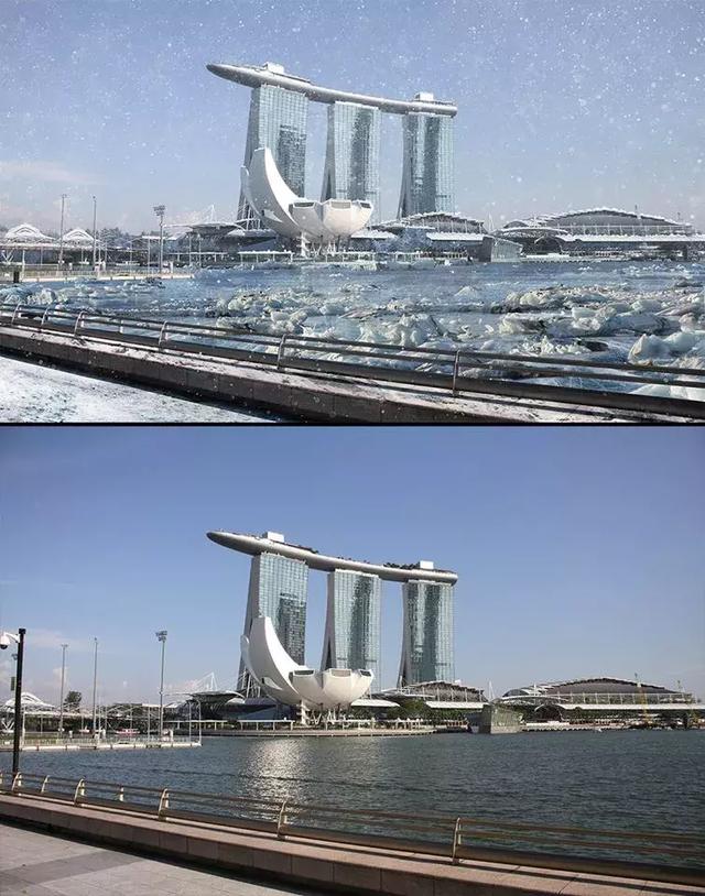 新加坡的著名景点都被P成了冬天，绝美照片疯传网络！