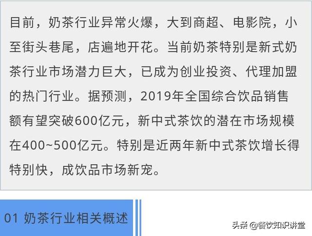 《2018中国奶茶行业发展前景研究报告》你能想到的项目都在这里了