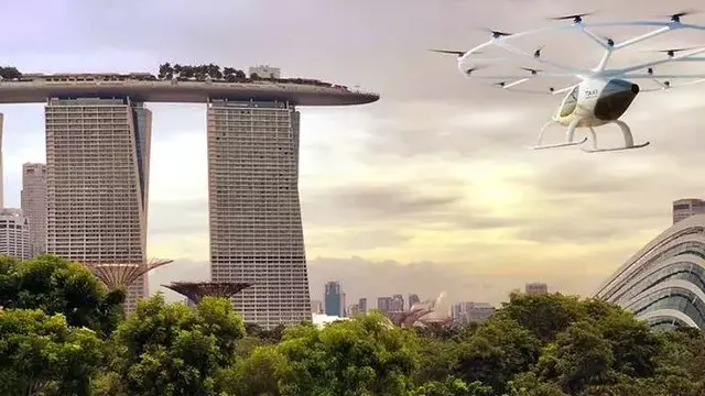 空中出租车将登陆新加坡，原来还有这么多黑科技~