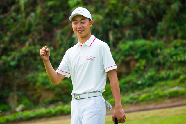 汇丰青少年公开赛熊天翼7杆领先男子A组 中泰两队争冠