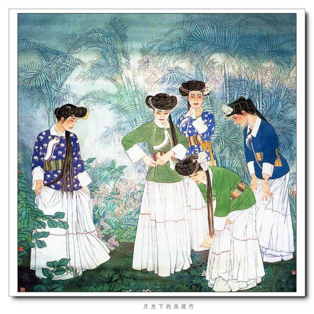 画中伊人 -- 孙清祥工笔人物画