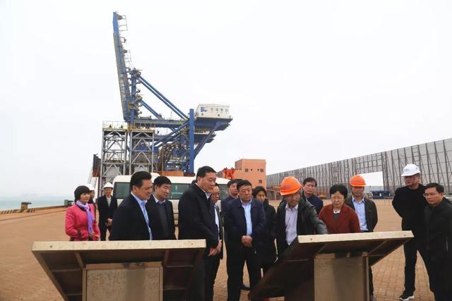 新加坡PSU集团董事长游振华及泰安市领导展宝卫一行来北岸参观考察