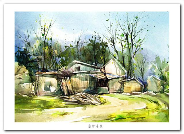 【艳丽明快】杨永水彩画