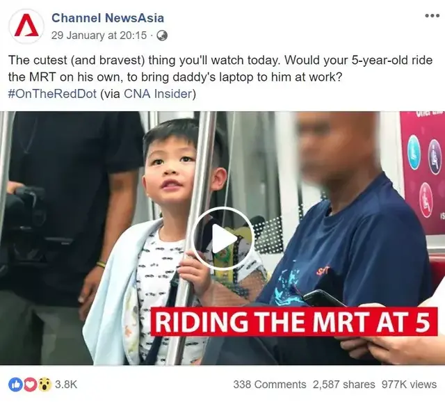 实拍！新加坡5岁小孩独自坐地铁，新加坡真有这么安全？
