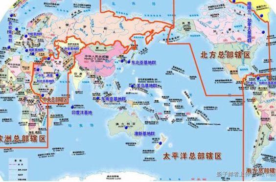 美国军事实力到底有多强？看看遍布世界各地的军事基地就知道了