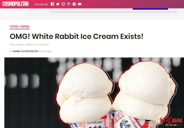 身陷侵权门 “大白兔奶糖”冰淇淋美国销售更火爆