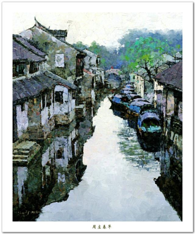 【细腻色彩】姜小松风景油画