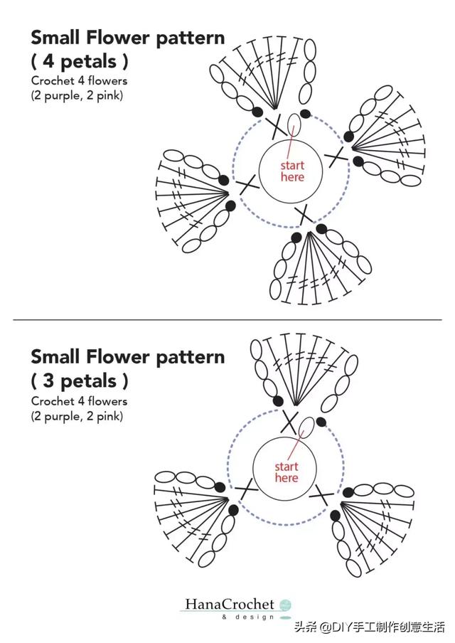 设计首饰没你想象的那么难，从钩织一朵小花开始，有教程