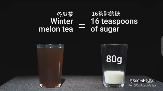 新加坡大学对奶茶的含糖量测试，看完后，你还想给孩子喝吗？