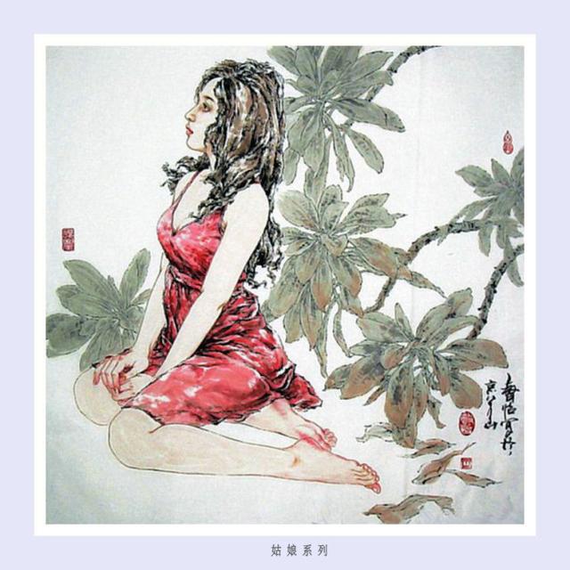 【神思超逸】齐声怡水墨人物画