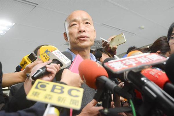 被蔡英文酸遭"政治采购"利诱 韩国瑜呛:非常厌烦