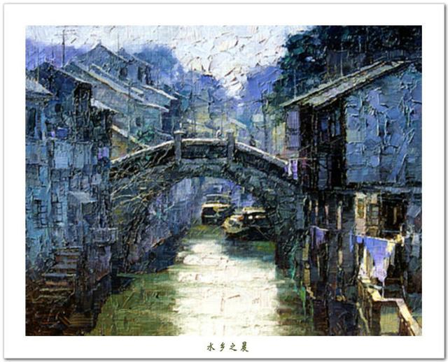 【细腻色彩】姜小松风景油画