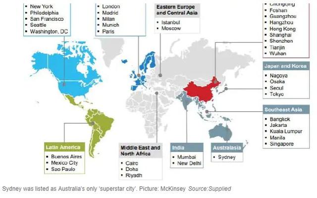 全球超级城市名单出炉!悉尼成为全澳唯一上榜城市!