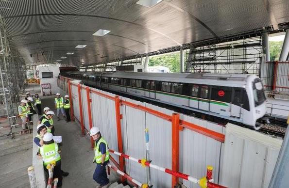 为兴建中坎贝拉站建转向轨 狮城南北线五地铁站下月分阶段关闭