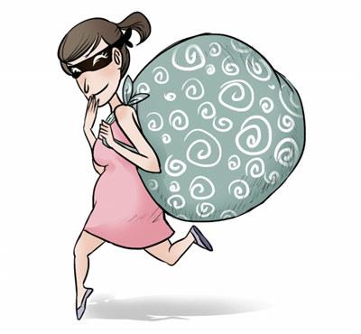 一新加坡人的包被偷了，大同公安顺藤摸瓜抓住一女贼！