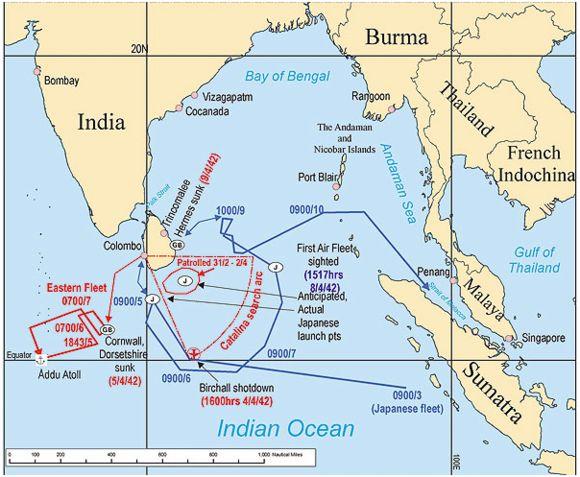 日本联合舰队捡了芝麻丢了西瓜，二战中不为人所知的锡兰海战