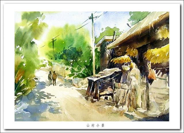 【艳丽明快】杨永水彩画