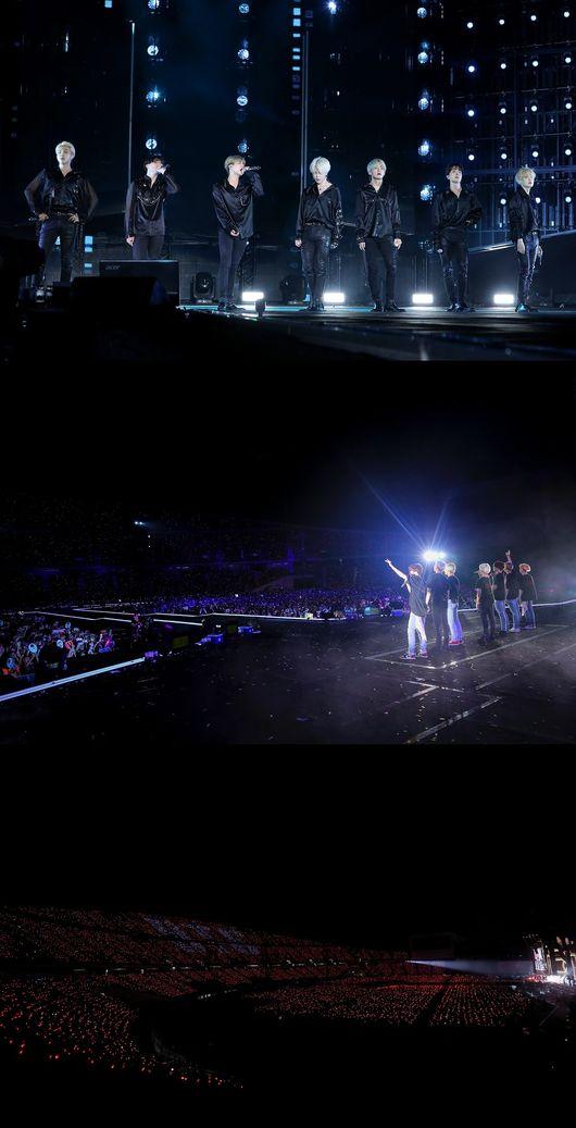 190407 防弹少年团回归在即 亚巡也大获成功……25万观众群唱韩文歌曲