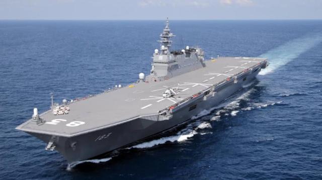 日本准航母“出云号”将前往中国南海，搭乘水陆机动团30人
