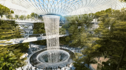 新加坡新地标——耗资85亿，内藏森林、瀑布的樟宜大机场！