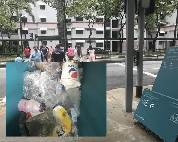 新加坡“共享雨伞”失败？伞架变垃圾槽