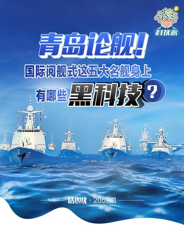 青岛论舰！国际阅舰式这五大名舰身上有哪些黑科技？