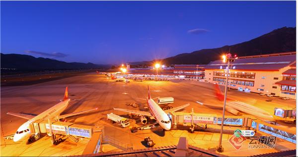 1至4月丽江机场保障航班1.77万架次 新开7条航线