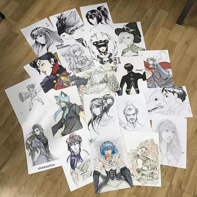 妈妈问我为什么要跪着看他的画，这位4岁自学漫画华裔大佬太牛逼