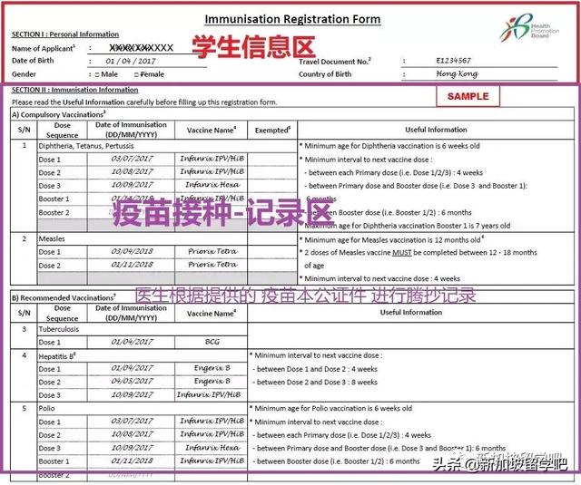 12岁以下外籍儿童申请STP\DP\LTVS，必向新加坡HPB认证疫苗接种！