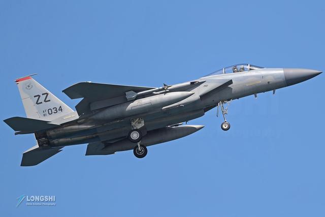 代价不小，F-15C/D战机仅8机转场，美军就出动5架空中加油机支援