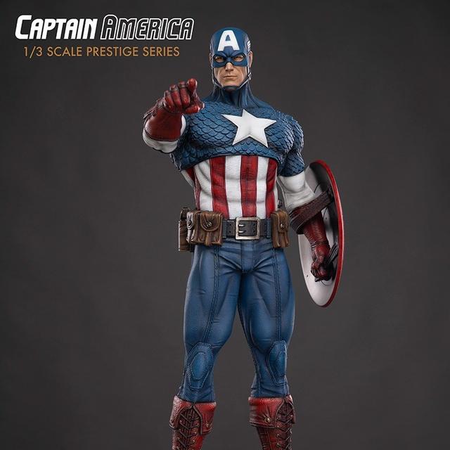 最经典造型！XM发布1/3美国队长，双头雕配置！