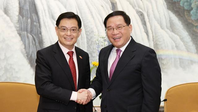 李强会见新加坡副总理兼财政部长王瑞杰