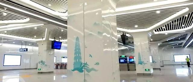 南宁地铁3号线车站颜值超高！站中有景景中有画……