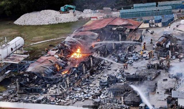 新加坡一液化石油气厂火灾致1死2伤 均为中国籍员工