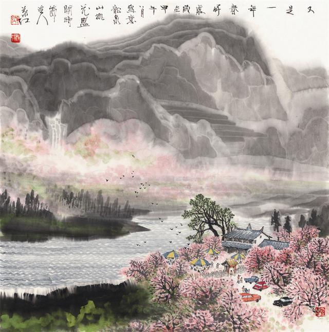 著名画家姚叶红：蜀山峻美 大气磅礴