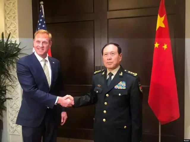 管姚：新加坡，中美防长见了