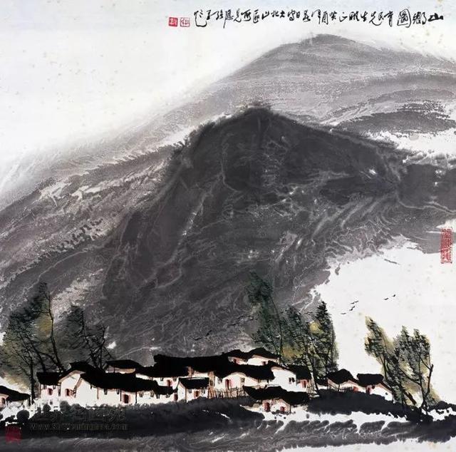 大榕树下｜杜应强的乡村情景水墨画（85幅）