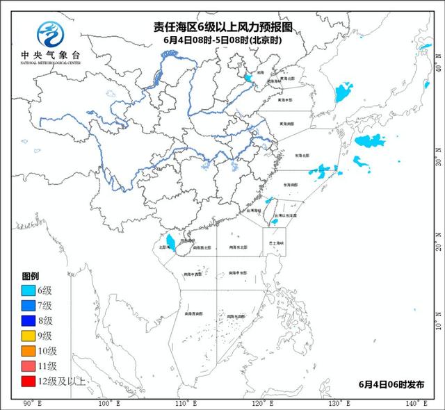 气象 | 受气旋影响，黄海中部和南部、东海北部或有9级阵风