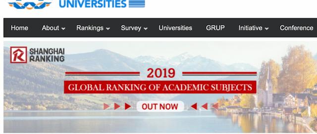 2019软科世界大学一流学科排名（社会学）