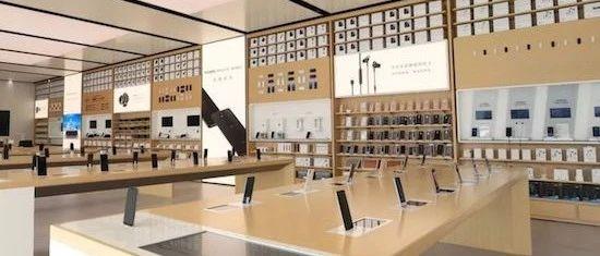 华为、小米等国产手机品牌的门店终于可以和苹果“一较高下”了？