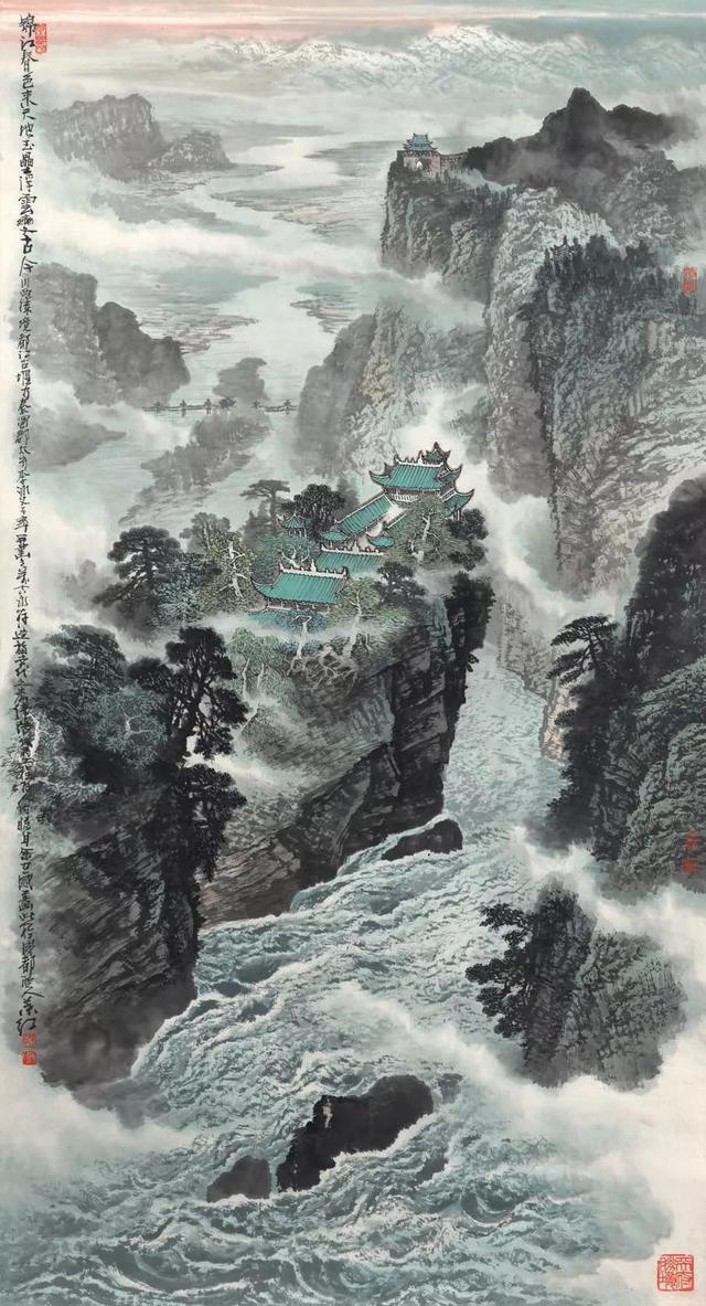 著名画家姚叶红：蜀山峻美 大气磅礴