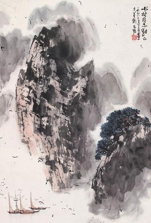 大榕树下｜杜应强的乡村情景水墨画（85幅）