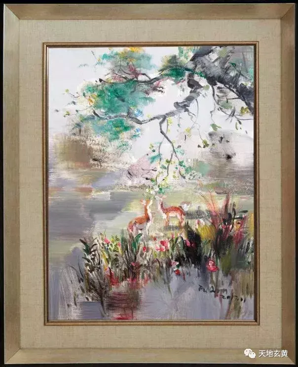 「雅赏」李富全木板油画《双喜》