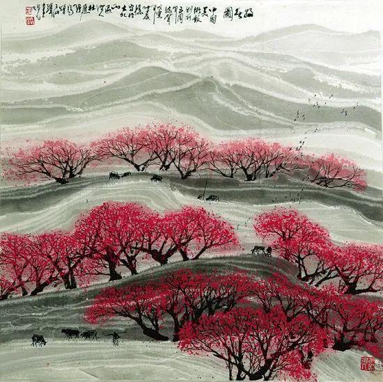 大榕树下｜杜应强的乡村情景水墨画（85幅）