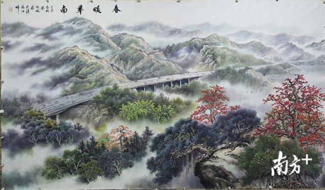 阳江最励志画家：年近60岁才开始学水墨，专画阳江山水，作品热卖至新加坡