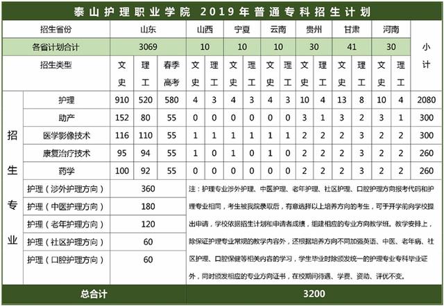 官宣！泰山护理职业学院2019年招生答考生问（春、夏季高考生）